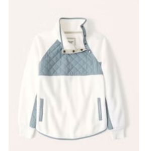 Abercrombie  Asymmetrical Snap-Up Fleece